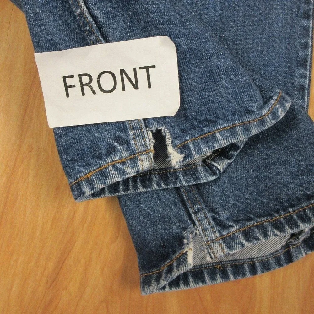 LEVI'S 550 Relaxed Fit Jeans Mens Sz 36x36 Slightly Baggy Non-Stretch Blue Denim